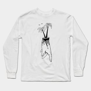 Tropical Hand Long Sleeve T-Shirt